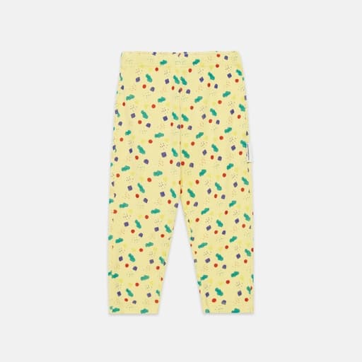 Weekend House Kids - Arty shapes baby legging - Soft yellow