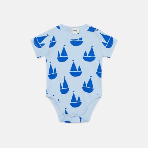Weekend House Kids - Boat shapes all over baby body - Celeste