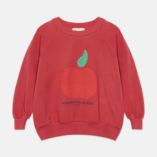 Weekend House Kids - Apple sweatshirt - Red