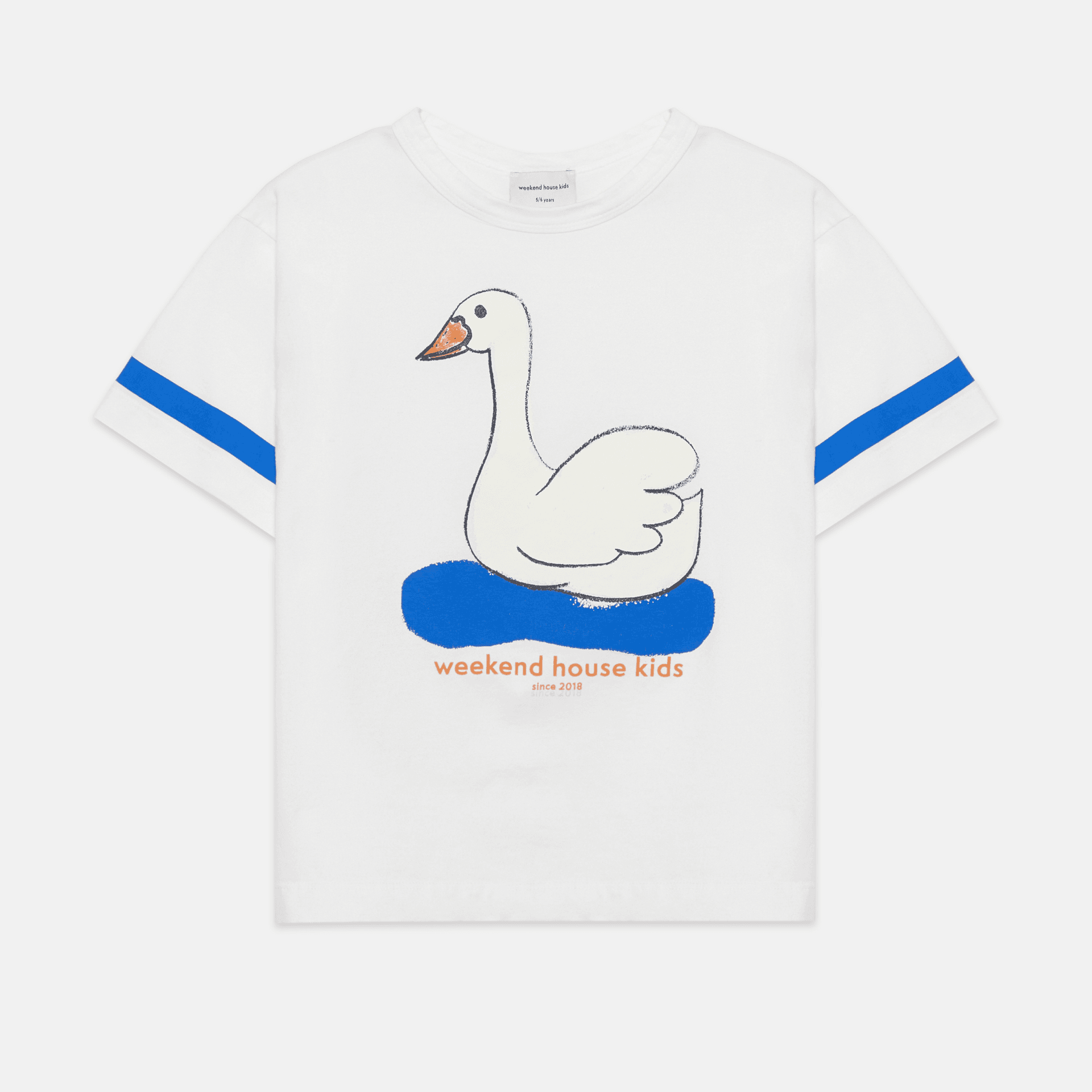 Weekend House Kids - Swan t-shirt - White