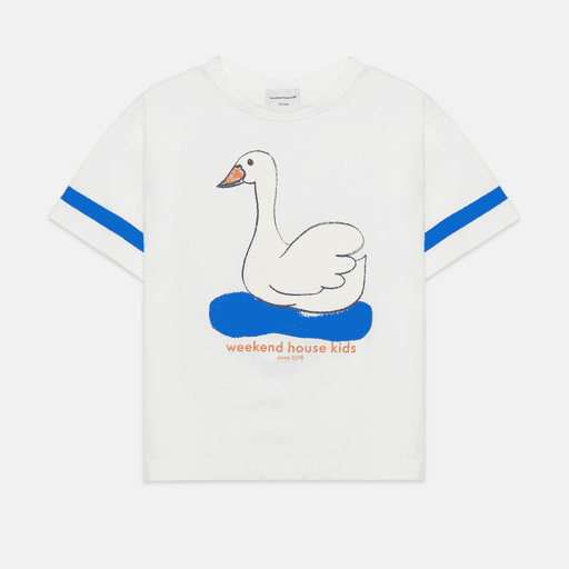 Weekend House Kids - Swan t-shirt - White