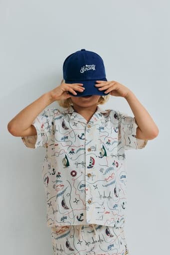 The New Society - Tilo cap - Deep sea blue