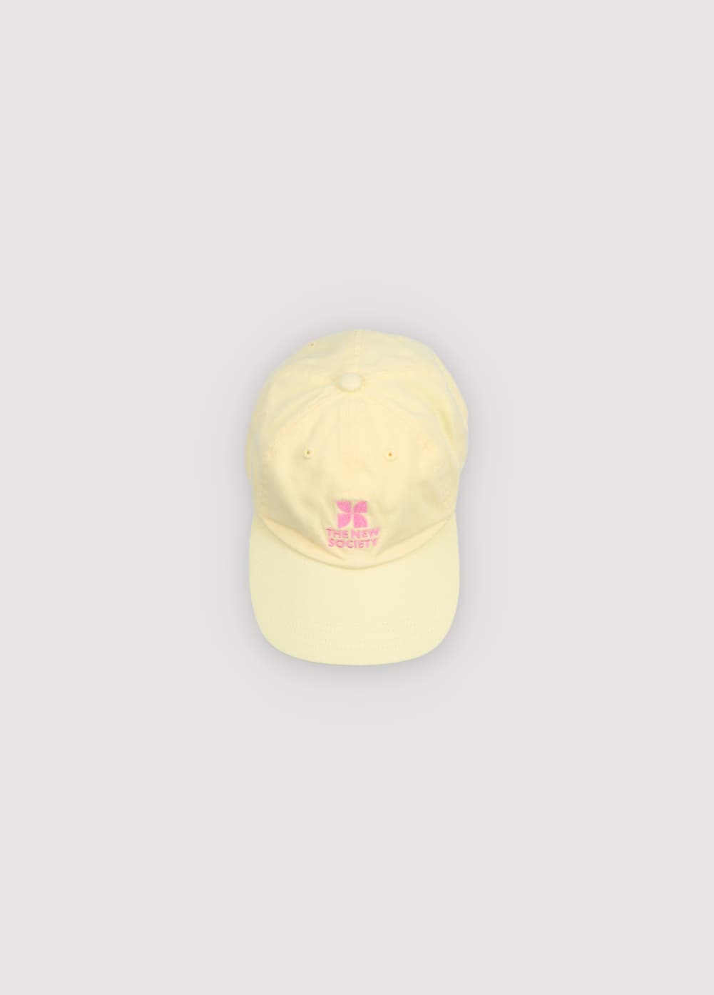 The New Society - Tns logo cap - Soft lemon