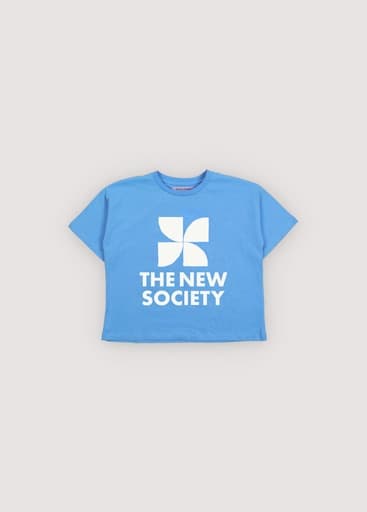 The New Society - Tns logo t-shirt - Iris whisper