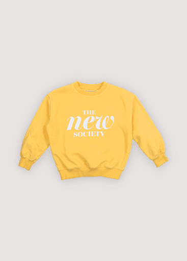 The New Society - Maca sweatshirt - Mimosa yellow