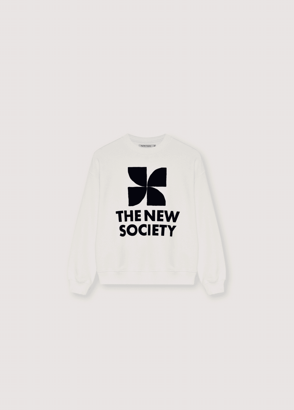 The New Society - Tns logo teen sweatshirt - Ecru
