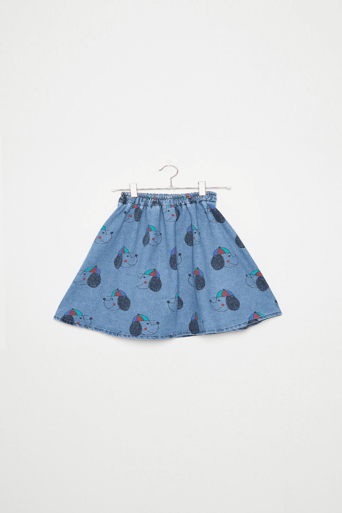 Weekend House Kids - Happy dog denim short skirt