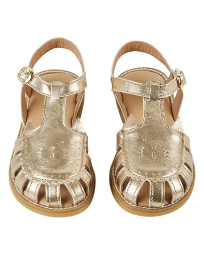Emile & Ida - Sandales chat - Dore (admistigri)