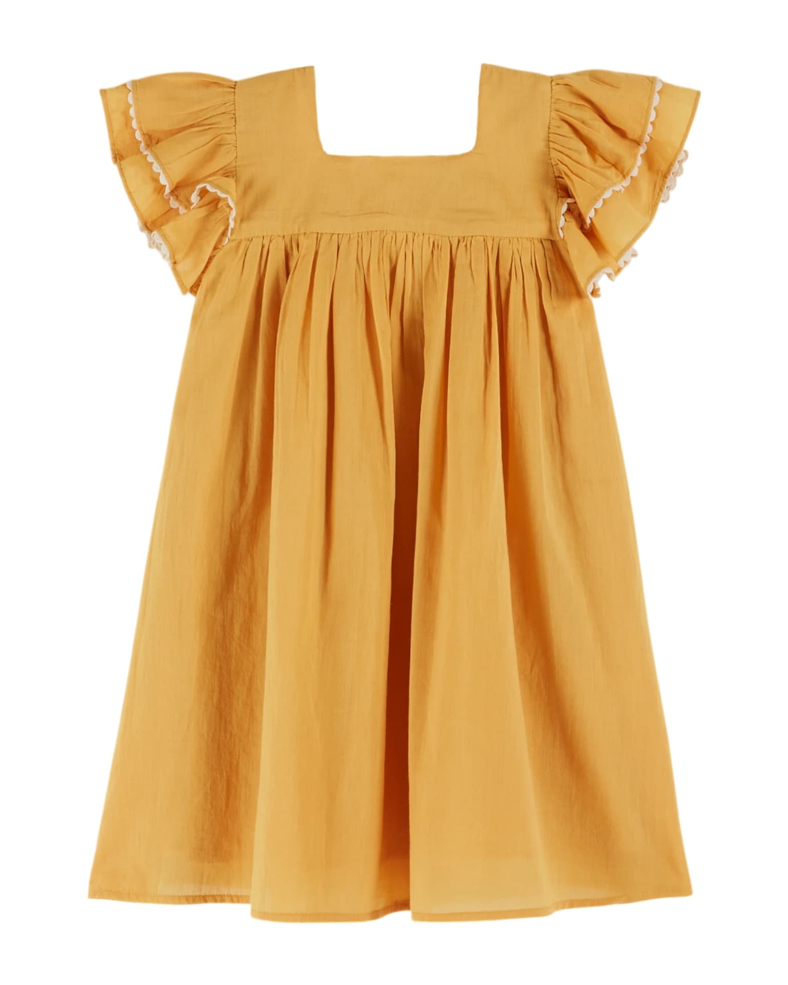 Emile & Ida - Robe voile de coton - Tournesol (ad020)