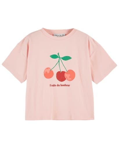 Emile & Ida - Tee shirt imprime place fruit - Blossom (ad015)