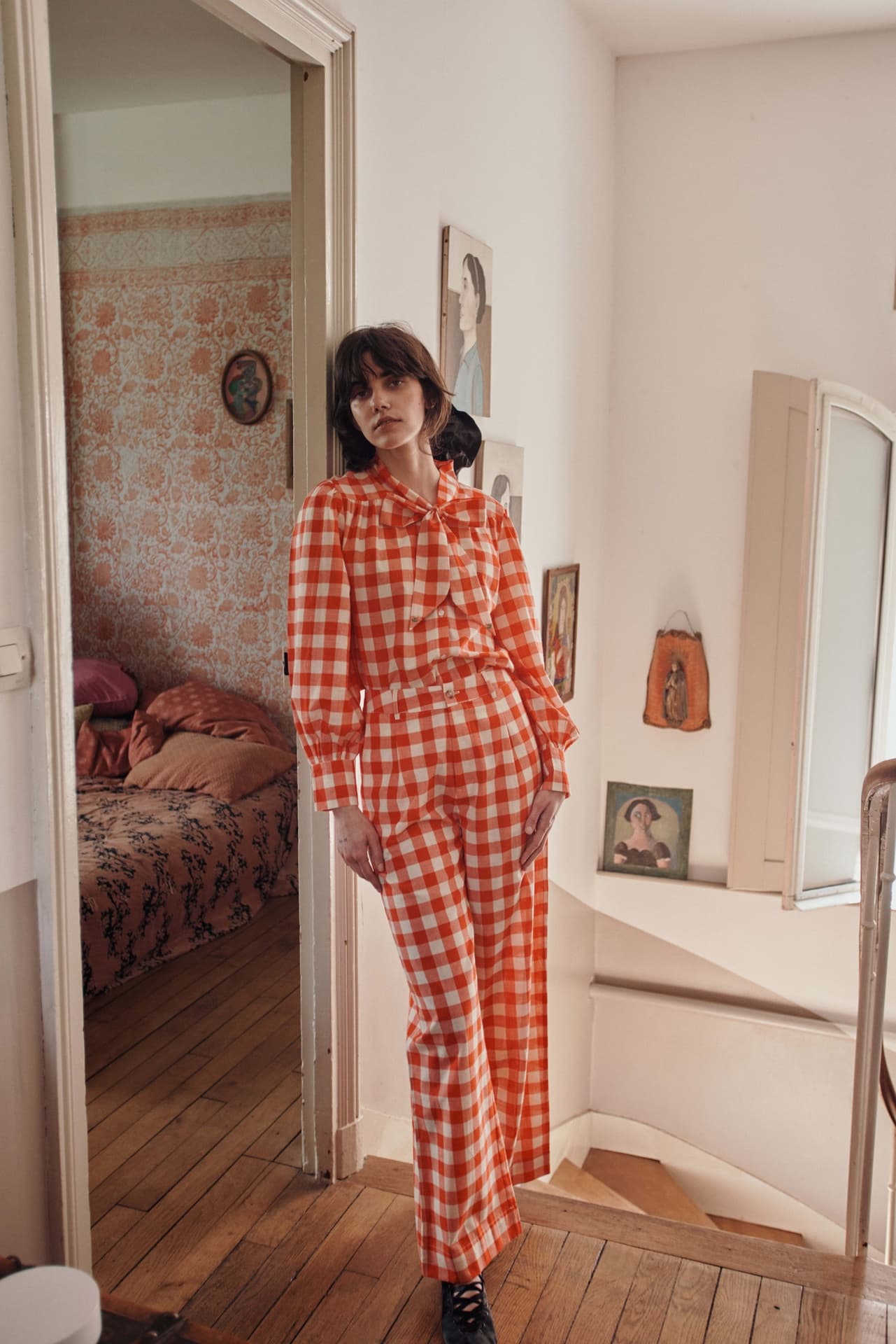 Emile & Ida - Pantalon vichy rouge - Vichy rouge (ida-dali)