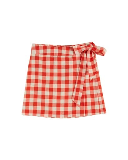 Emile & Ida - Jupe vichy rouge - Vichy rouge (ida-dimanche)