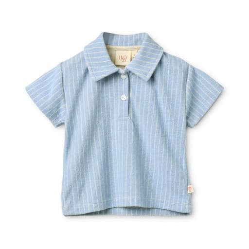 Flöss - Nohr shirt - Bright blue stripe