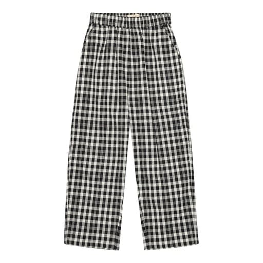 Brunobruno - Dora check pants - jet black check