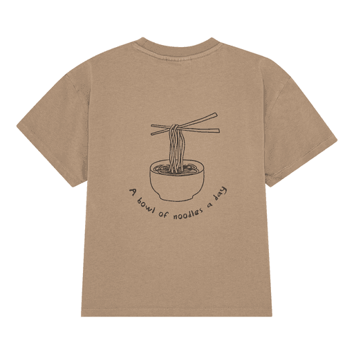 Brunobruno - Nanna t-shirt - walnut noodles