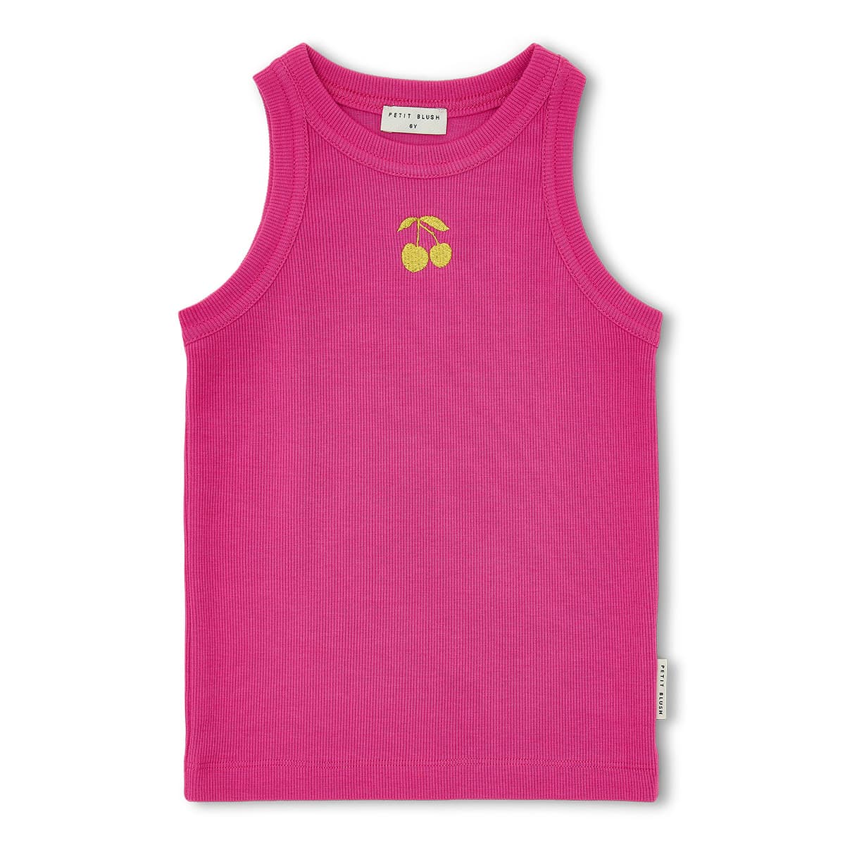 Petit Blush - Rib singlet - Rose violet