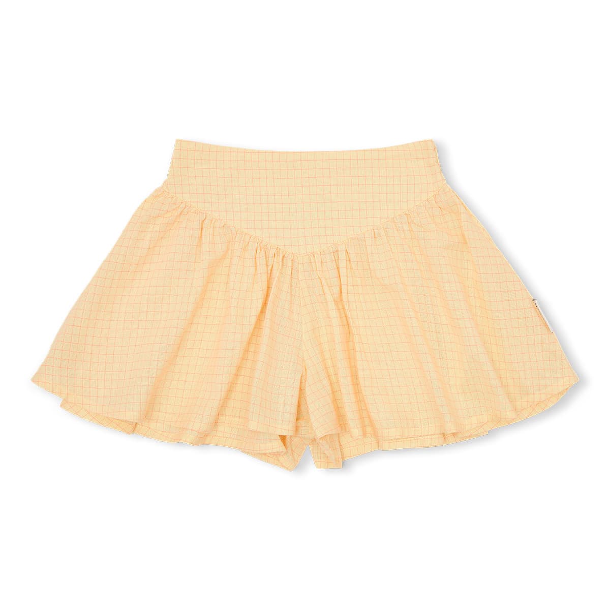Petit Blush - Romantic short - Check butter yellow