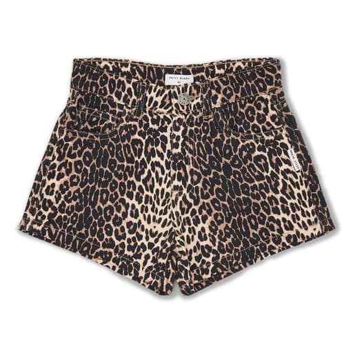 Petit Blush - Jeans short - Leopard aop