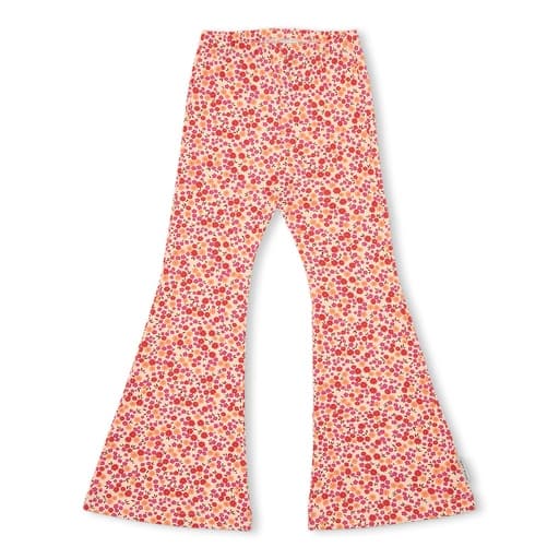 Petit Blush - Bowie flared pants - Small flowers aop