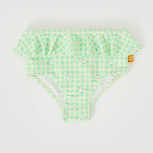 Goldie and Ace - Gingham daisy bikini bottom