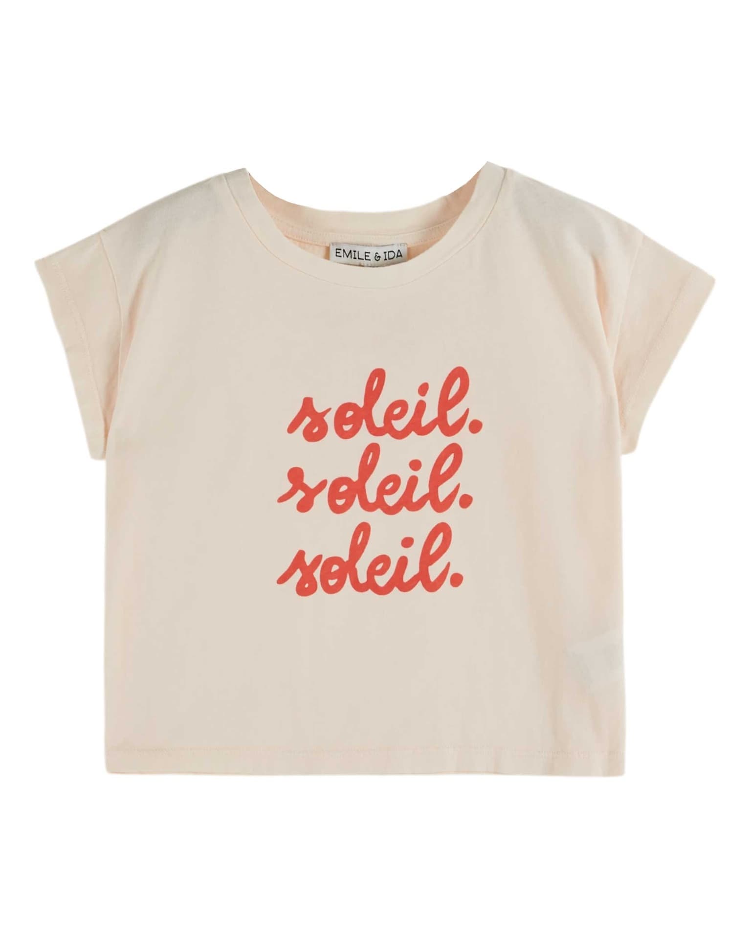 Emile & Ida - Tee shirt fete des meres - Creme (ad120)
