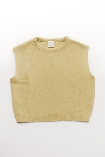 Claude & Co - Noa mustard knit vest